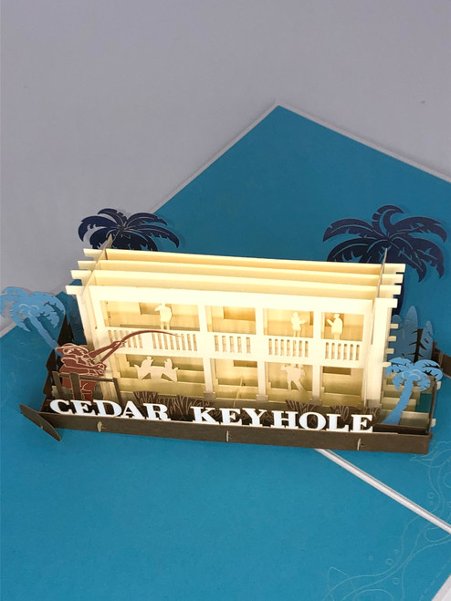 Handmade 3D Kirigami Card
with envelope
Cedar Key Florida