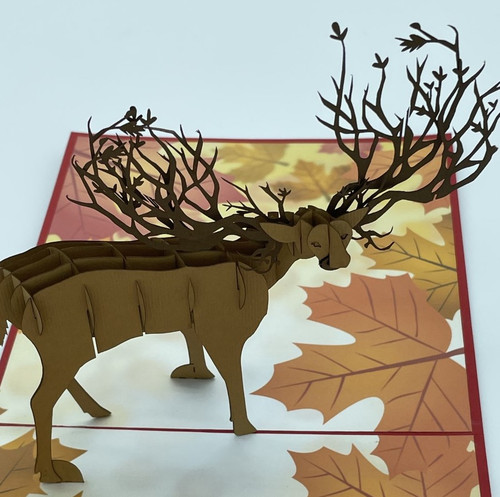 Handmade 3D Kirigami Card

with envelope

Deer Buck