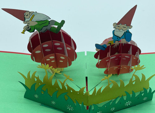 Handmade 3D Kirigami Card

with envelope

Gnome Mushroom