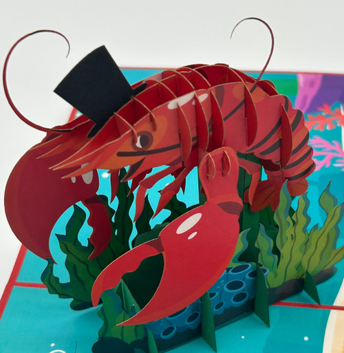 Handmade 3D Kirigami Card

with envelope

Lobster
