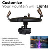 1 HP, 1.25 HP, 1.5 HP Floating Fountains – up to 11 Patterns - Quick Disconnect 100’ & 200’ Cord