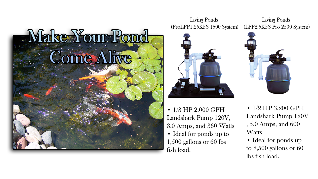 Power Point Side For Living Pond Systems