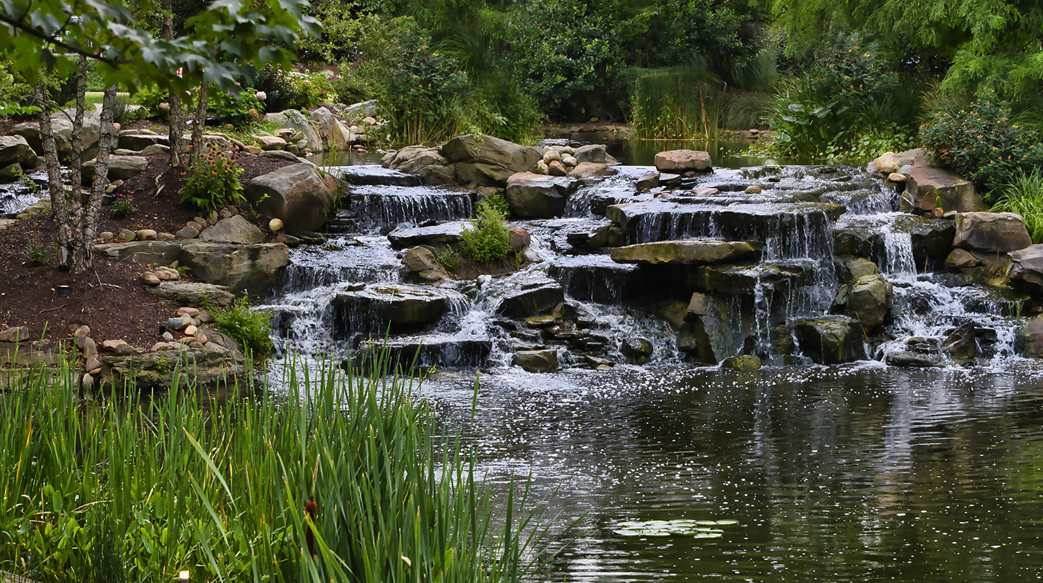Rock & Waterfall Scrubber Pond