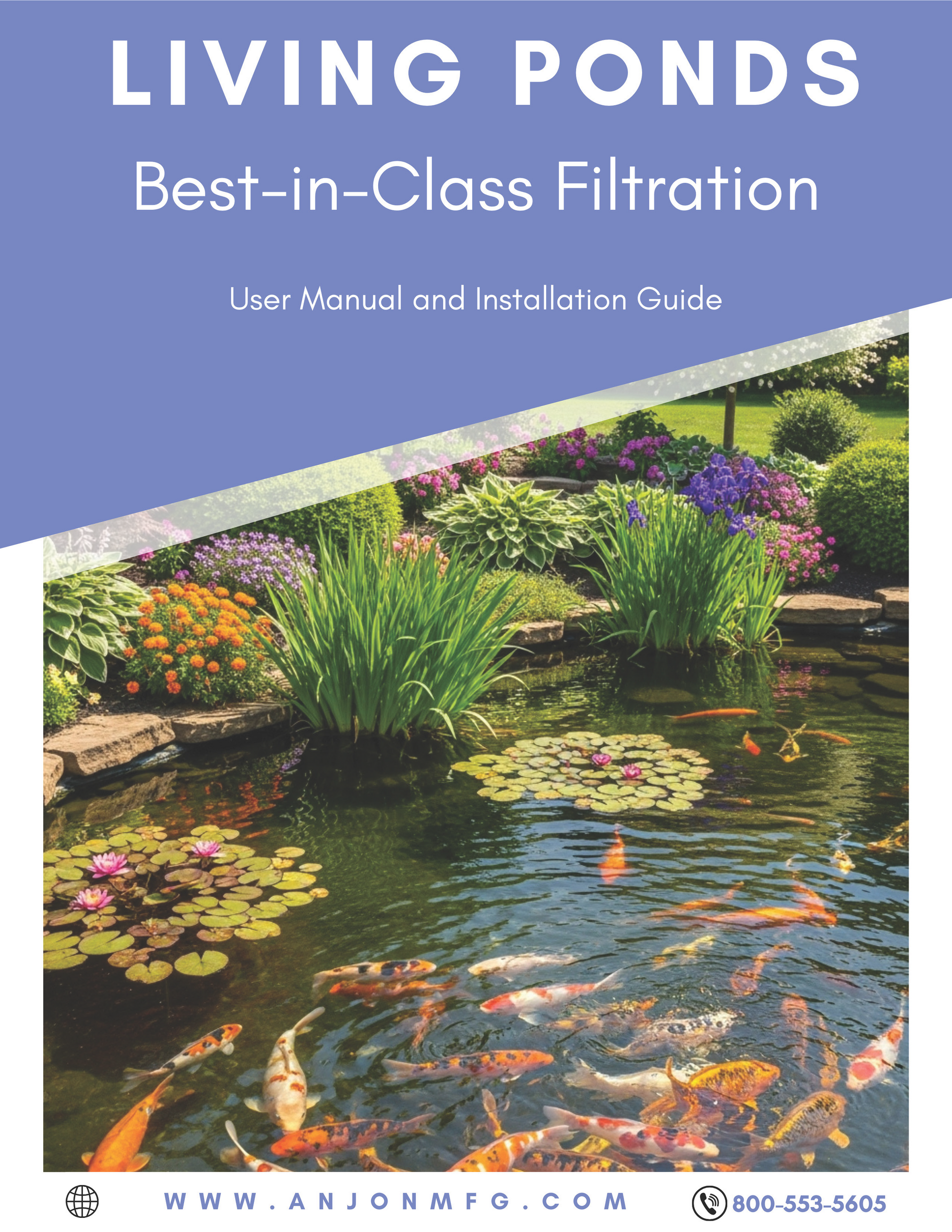 Living Ponds Manual cover page