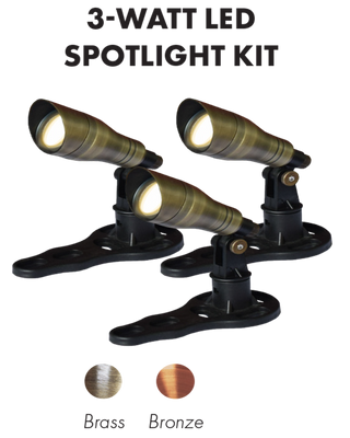 3-Watt LED Spotlight Kit