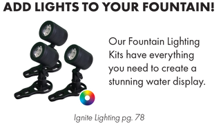 Anjon Floating Fountain LIGHTS