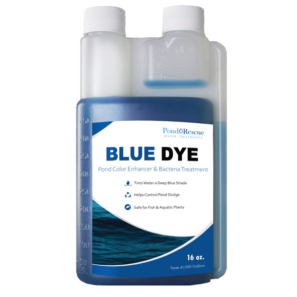 Blue Pond Plus Dye and Bacteria 16oz.