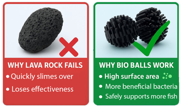 1.5" Bio Balls 2.7 Cubic Feet, infographic 1.5" Bio Balls 2.7 Cubic Feet, infographic