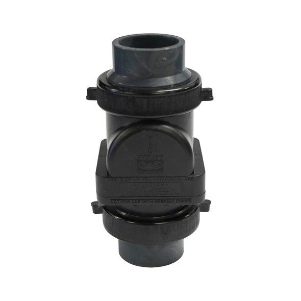 Check Valve 2" x 2" CPVC Black