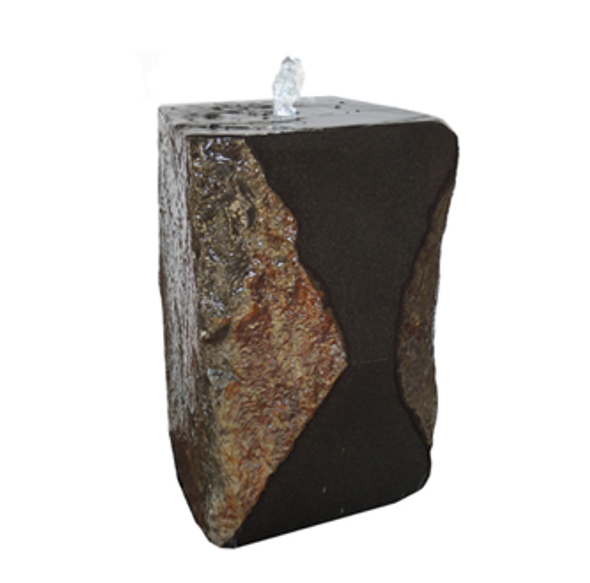 Hourglass One-Sided Polished Basalt