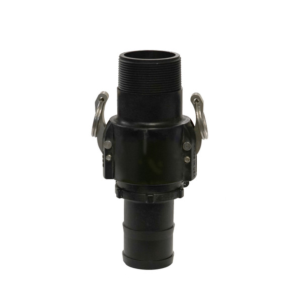 2" Male Cam  Lock x 2" Barb