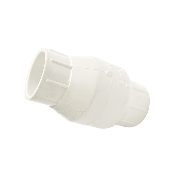 Swing Check Valve 1.5" Slip x 1.5" Slip Flo-Control Schedule 40 PVC