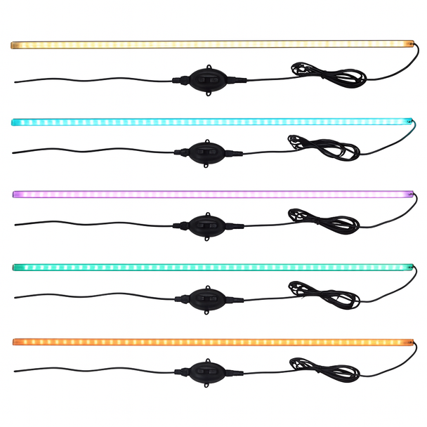 12"–60" Color-Changing LED Light Bars (Add-On Models, 3–9 Watt Options)