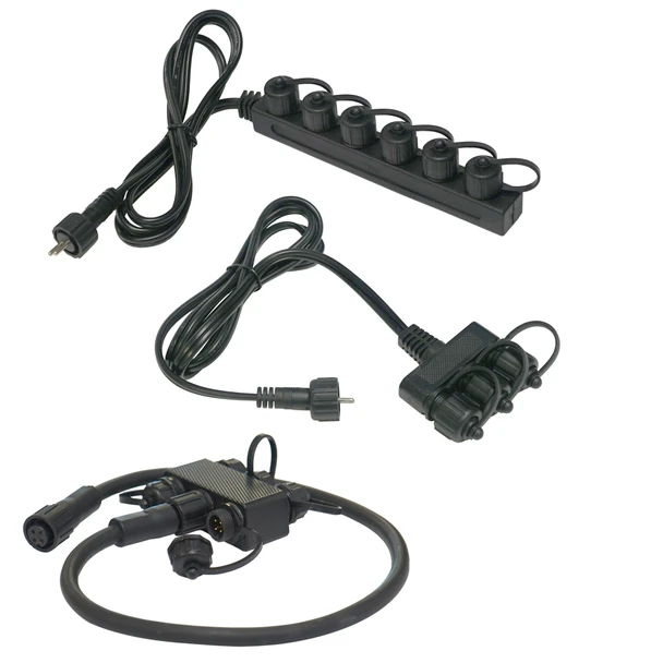 3-Way or 6-Way Standard Splitters with 3' Cord and 5-way Block