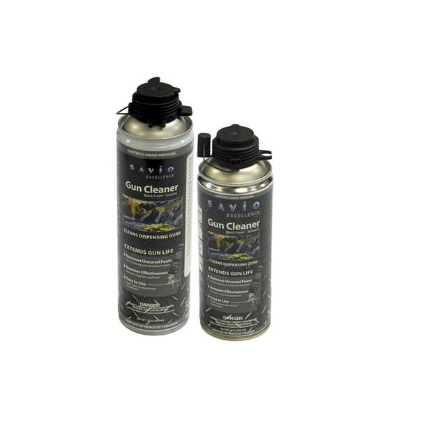 SAVIO® Black Foam Gun Cleaner 6oz & 20oz