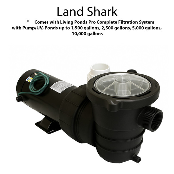 Pump for Living Ponds Pro/Max Complete Filtration System with Pump and UV for Ponds up to 1,500 - 27,000 gallons