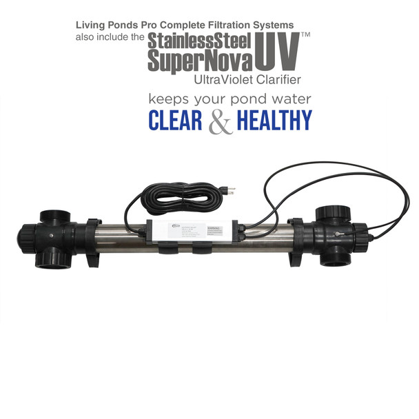 UV Clarifier for Living Ponds Pro/Max Complete Filtration System