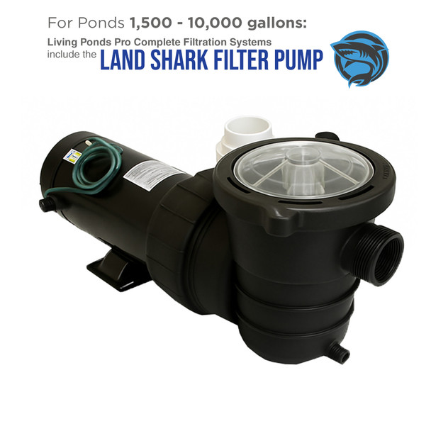 Pump for Living Ponds Pro/Max Complete Filtration System with Pump for Ponds 2,500 up to  10,000 gallons