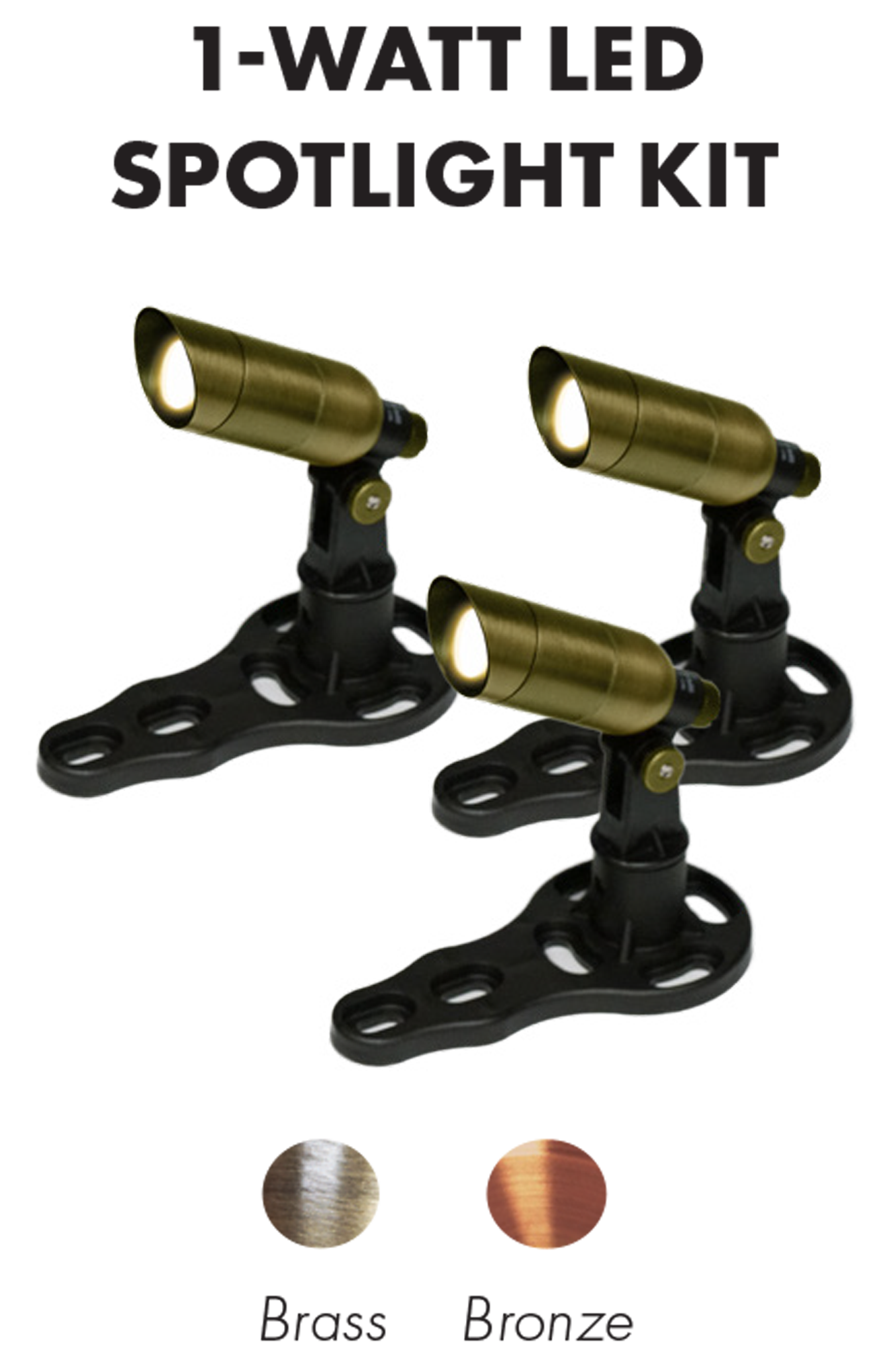 1-Watt LED Spotlight Kit