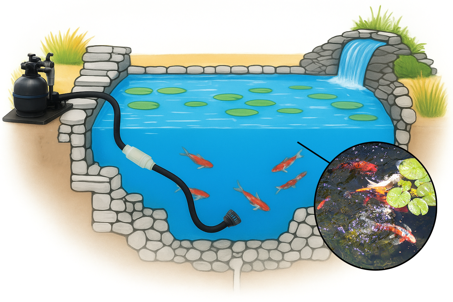 Livingponds® Filters infographic