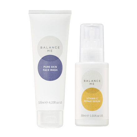 Balance Me Balance + Brighten kit (2 products) on a white background