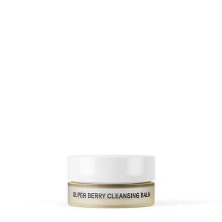Luxury travel size of Balance Me's Super Berry Cleansing Balm.