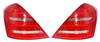 Back rear tail lights LED for Mercedes W221 (05-09) red clear Dynamic Indicators