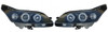 For Citroen C4 04-08 Angel Eye Black Headlights Lighting Lamp Replacement Part