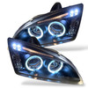 For Ford Focus Mk2 05-08 Black Angel Eye Headlights Lighting Lamp Replacement
