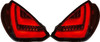 For Ford Fiesta MK7 12-18 Smoked black LED lightbar back rear tail lights