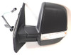For Fiat Doblo Van 2010-&gt; Cable Twin Glass Wing Door Mirror Black Left Side NS