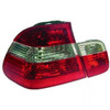 Back Rear Tail Lights Pair Set Crystal Red White BMW 3 Series E46 Saloon 98-01