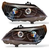 LHD Projector Headlights Pair Angel Eyes Clear Black H7 H7 BMW E60 61 03-07