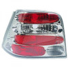 Back Rear Tail Lights Pair Set Clear Chrome VW Golf IV 97-03