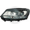 LHD Projector LED DRL Headlights Headlamp Pair Clear Black VW Touran 10-On