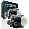 2 x 2.5" Full Bi LED Retrofit Projectors Lens H1 H7 H4 Xenon HID White new