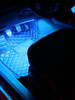 4 x Bluetooth LED RGB app controlled lights interior footwell flash strobe 12V