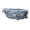 For Iveco Daily 5/14> Headlight Black SURROUND (CHRM INNER) W/MTR Right side