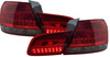 LED Back Rear Tail Lights In Red Black Pair For BMW E92 Coupe 06-09