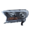 For Ford Ranger 11/15> Headlight AMB IND (NON-PROJECTOR) Black INNER left side