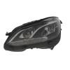 For Mercedes E Class W212 13-12/16 Headlight (Incl. LED DRL) Black INNER W/MTR left