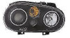 LHD Projector Headlight Headlamp Cool Look Rings In Black for VW Golf IV 1997-04