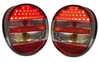 Fits VW Beetle 1973-85 LED Back Rear Tail Lights Lamps Indicator Spare Part Red