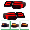 Red smoke Back rear tail lights dynamic LED indicator for Audi A3 Sportback 2008-2012