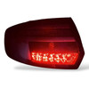 black smoke Back rear tail lights dynamic LED indicator for Audi A3 Sportback 2008-2012