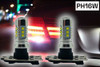 Pair Ph16w 80w LED backup reverse light bulbs canbus E92 E93 A7