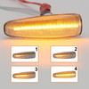 LED Turn Signal side repeaters lights Clear For Mitsubishi: Lancer VIII 2008-2017(includes Lancer Evolution X) Lancer VIII Sportback 2008-2019 Outlander 2007-2013 Mirage 2014-