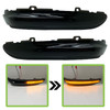 LED Dynamic Side Mirror indicator Blinker Smoke For Peugeot 208 2012-2020Peugeot 2008 2013-2020 Citroen C3 2016-