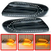 Dynamic LED Fender Side Marker Repeaters Lights Clear For Mini F55 14- F56 14- F57 16-