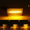 Dynamic LED Side Repeaters indicator Lights Clear For Vauxhall Adam 2013-